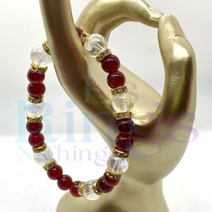 [Classy] Fine Glass Beaded Bracelet